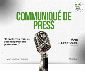 COMMUNIQUE DE PRESSE CONJOINT N°001/ASADHO/IPDHOR/2025: Un défenseur des droits de l’Homme sous menace de mort à Fungurume